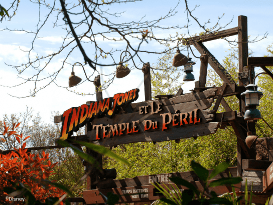 Disneyland Paris - Indiana Jones and the Temple of Peril - ingang